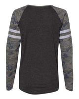 LAT 3534 Ladies' Gameday Mash-Up Long Sleeve Fine Jersey T-Shirt #color_V SM/ V CM/ V HT