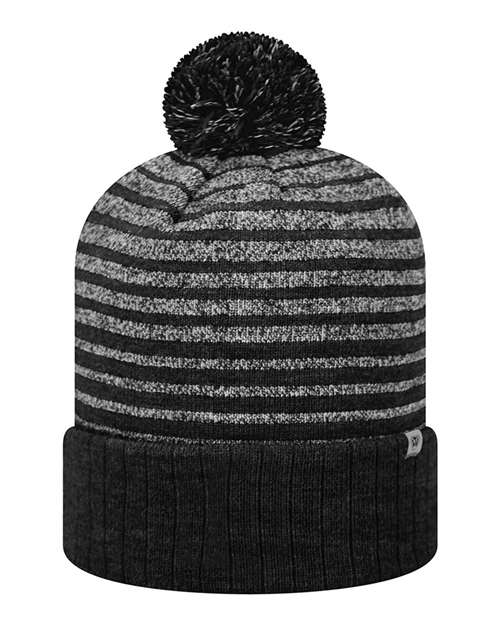 Top Of The World TW5001 Adult Ritz Knit Cap #color_BLACK