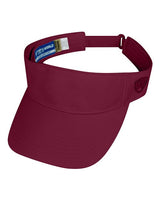 Top Of The World TW5514 Adult Hawkeye Visor #color_BURGUNDY