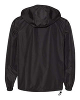 Champion CO200 Adult Packable Anorak 1/4 Zip Jacket #color_BLACK