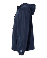 Champion CO200 Adult Packable Anorak 1/4 Zip Jacket #color_NAVY