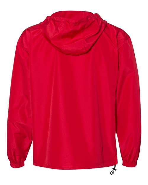 Champion CO200 Adult Packable Anorak 1/4 Zip Jacket #color_SCARLET
