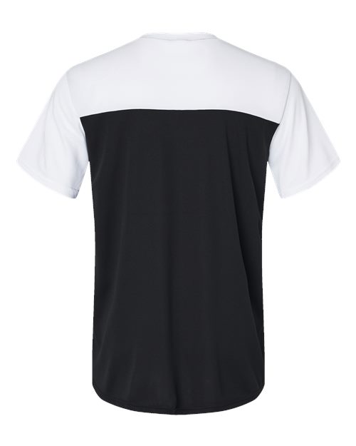 Alleson Athletic 532CJ Crewneck Baseball Jersey #color_Black/ White