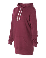Independent Trading Co. PRM65DRS Women’s Special Blend Hooded Sweatshirt Dress #color_Maroon