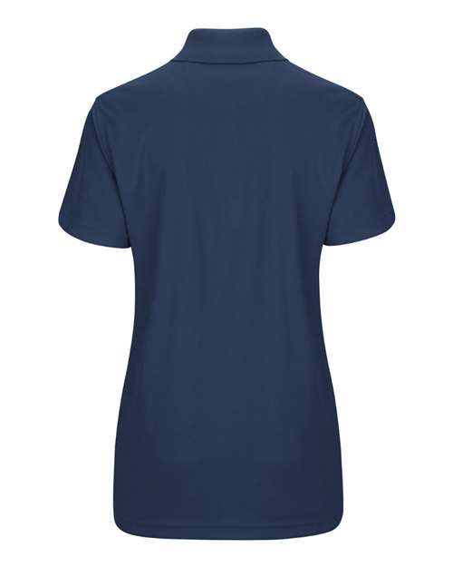 Red Kap SK97 Women's Short Sleeve Performance Knit Pocketless Core Polo #color_Navy