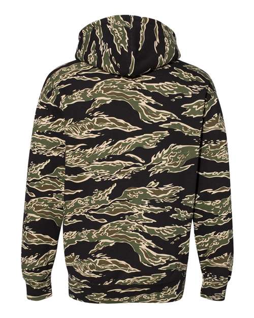 Independent Trading Co. IND4000 Heavyweight Hooded Sweatshirt #color_Tiger Camo