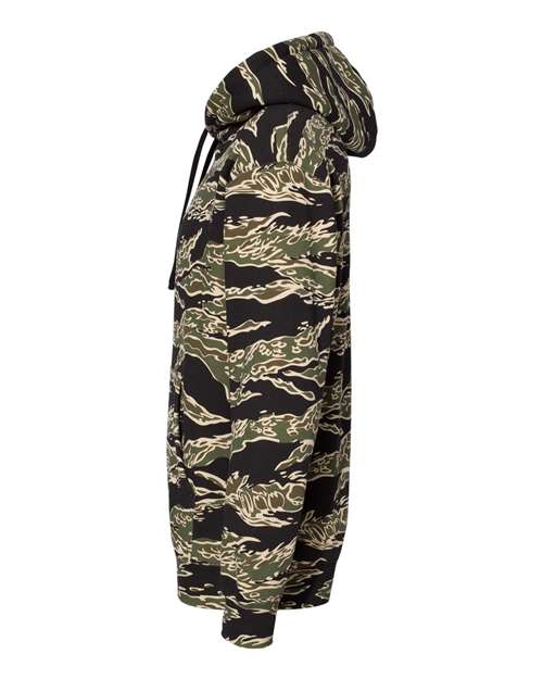 Independent Trading Co. IND4000 Heavyweight Hooded Sweatshirt #color_Tiger Camo