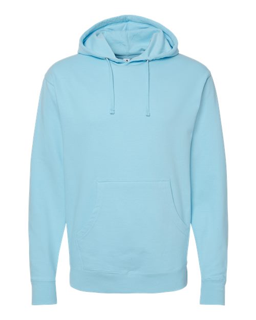 Independent Trading Co. SS4500 Midweight Hooded Sweatshirt #color_Blue Aqua