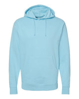 Independent Trading Co. SS4500 Midweight Hooded Sweatshirt #color_Blue Aqua