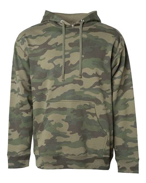 Independent Trading Co. SS4500 Midweight Hooded Sweatshirt #color_Forest Camo