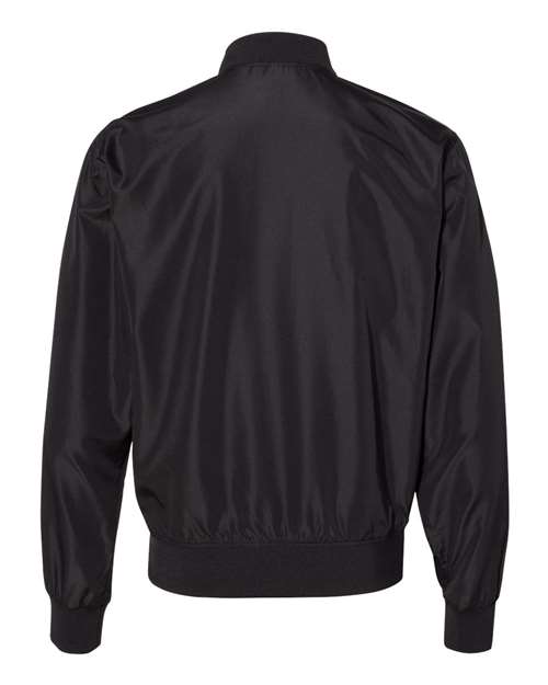 Independent Trading Co. EXP52BMR Lightweight Bomber Jacket #color_Black