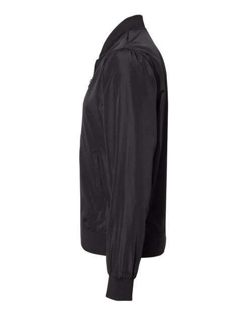 Independent Trading Co. EXP52BMR Lightweight Bomber Jacket #color_Black