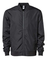 Independent Trading Co. EXP52BMR Lightweight Bomber Jacket #color_Black