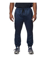 Burnside BU8801 Men's Go Anywhere Performance Jogger Pant #color_HEATHER NAVY