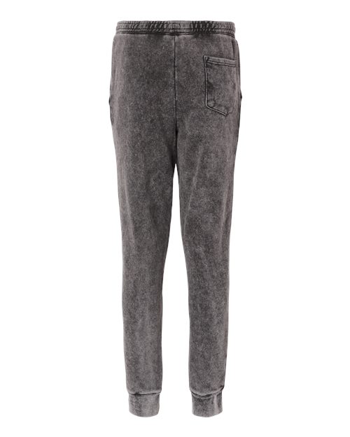 Independent Trading Co. PRM50PTMW Mineral Wash Fleece Pants #color_Black