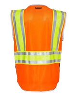 Kishigo 1543-1544 Premium Brilliant Series Ultimate Reflective Vest #color_Orange