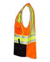Kishigo 1543-1544 Premium Brilliant Series Ultimate Reflective Vest #color_Orange