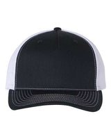 Richardson 112FP Five-Panel Trucker Cap #color_Navy/ White