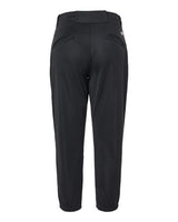 Alleson Athletic 605PBW Women's Belt Loop Fast-Pitch Pants #color_Black