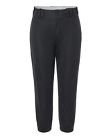 Alleson Athletic 605PBW Women's Belt Loop Fast-Pitch Pants #color_Black
