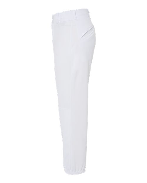 Alleson Athletic 605PBW Women's Belt Loop Fast-Pitch Pants #color_White