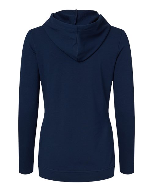 Adidas A451 Women's Lightweight Hooded Sweatshirt #color_Collegiate Navy