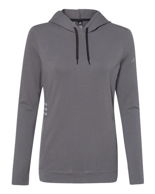 Adidas A451 Women's Lightweight Hooded Sweatshirt #color_Grey Five