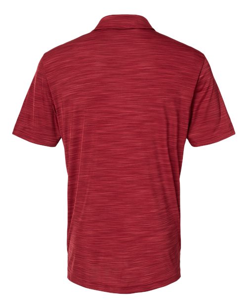 Adidas A402 Mélange Polo #color_Collegiate Burgundy Melange