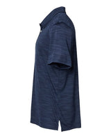 Adidas A402 Mélange Polo #color_Collegiate Navy Melange