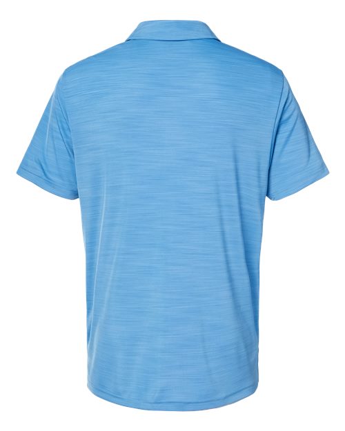 Adidas A402 Mélange Polo #color_Lucky Blue Melange