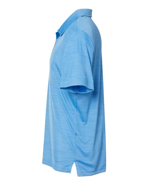 Adidas A402 Mélange Polo #color_Lucky Blue Melange