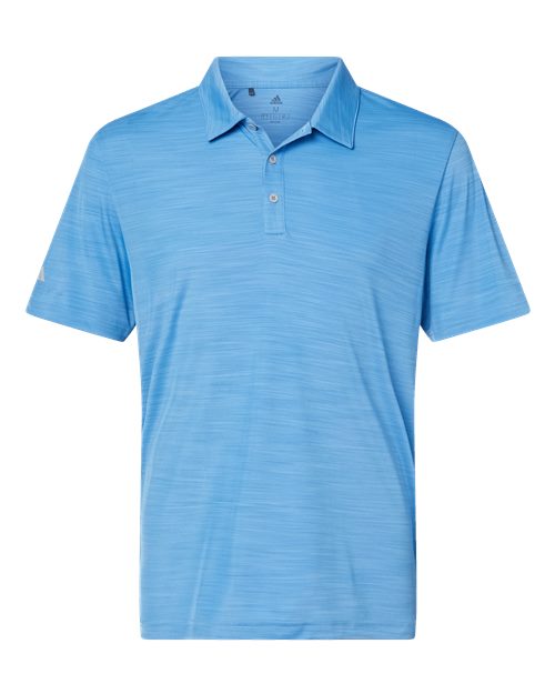 Adidas A402 Mélange Polo #color_Lucky Blue Melange
