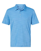 Adidas A402 Mélange Polo #color_Lucky Blue Melange
