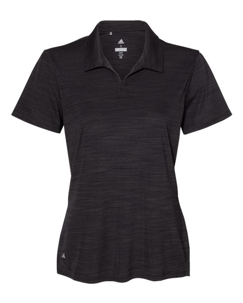 Adidas A403 Women's Mélange Polo #color_Black Melange