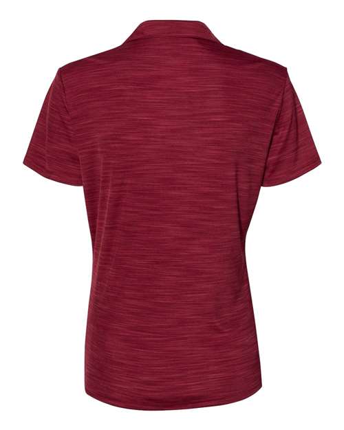 Adidas A403 Women's Mélange Polo #color_Collegiate Burgundy Melange