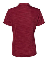 Adidas A403 Women's Mélange Polo #color_Collegiate Burgundy Melange