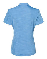 Adidas A403 Women's Mélange Polo #color_Lucky Blue Melange