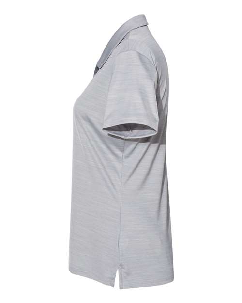 Adidas A403 Women's Mélange Polo #color_Mid Grey Melange