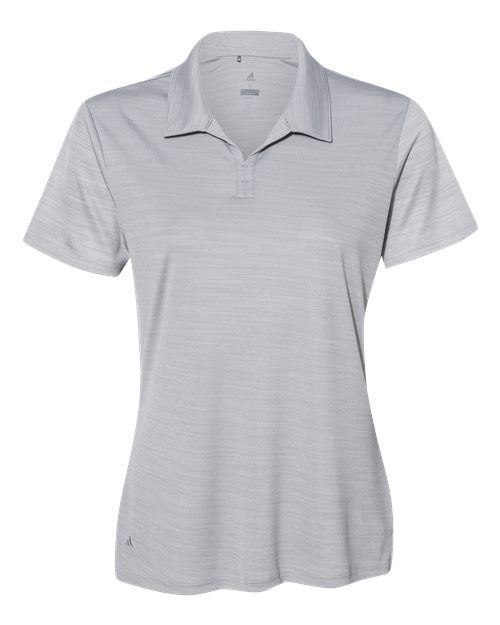 Adidas A403 Women's Mélange Polo #color_Mid Grey Melange