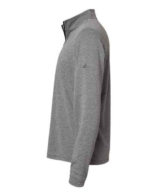 Adidas A401 Lightweight Quarter-Zip Pullover #color_Black Heather