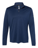 Adidas A401 Lightweight Quarter-Zip Pullover #color_Collegiate Navy