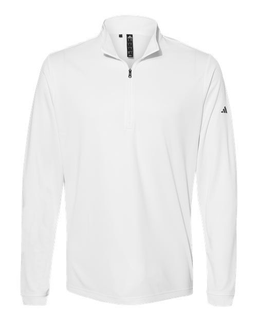 Adidas A401 Lightweight Quarter-Zip Pullover #color_White