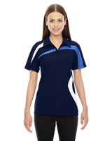 North End 78645 Ladies' Impact Performance Polyester Piqu Colorblock Polo