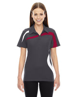 North End 78645 Ladies' Impact Performance Polyester Piqu Colorblock Polo