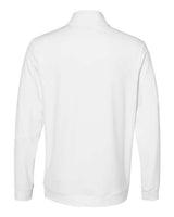 Adidas A295 Performance Textured Quarter-Zip Pullover #color_White
