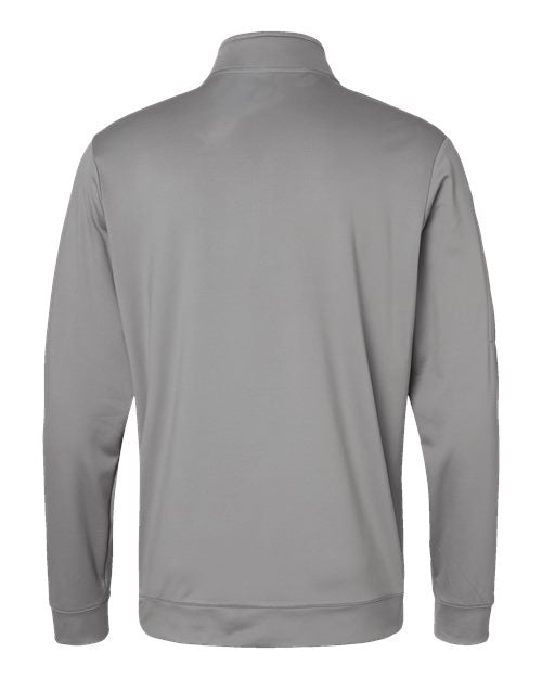Adidas A295 Performance Textured Quarter-Zip Pullover #color_Grey Three
