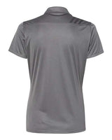 Adidas A325 Women's 3-Stripes Shoulder Polo #color_Grey Five/ Black