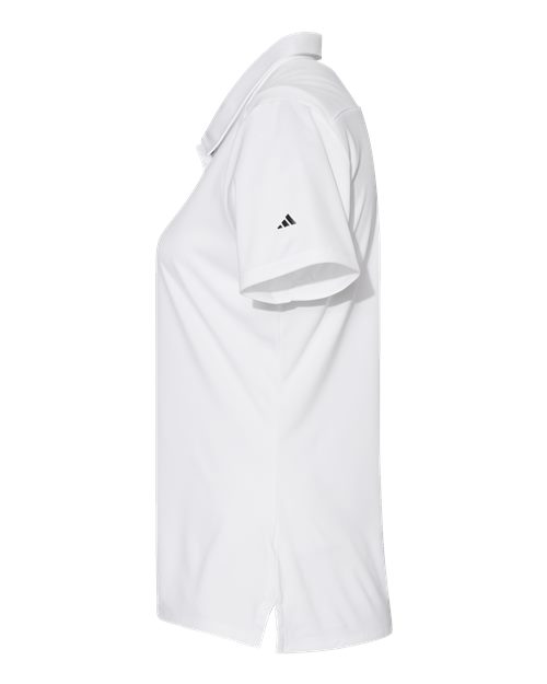 Adidas A325 Women's 3-Stripes Shoulder Polo #color_White/ Black