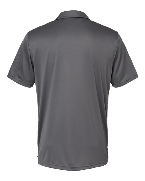 Adidas A324 3-Stripes Chest Polo #color_Grey Five/ Black