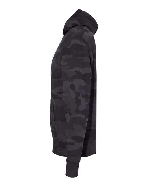 Independent Trading Co. AFX90UN Lightweight Hooded Sweatshirt #color_Black Camo